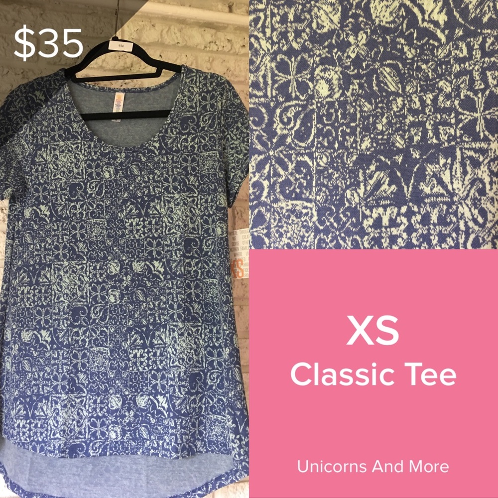 Xs Lularoe Classic tee
